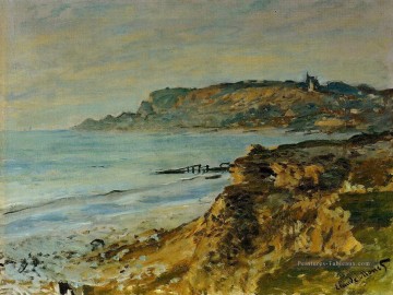  claude - La falaise de Sainte Adresse Plage Claude Monet